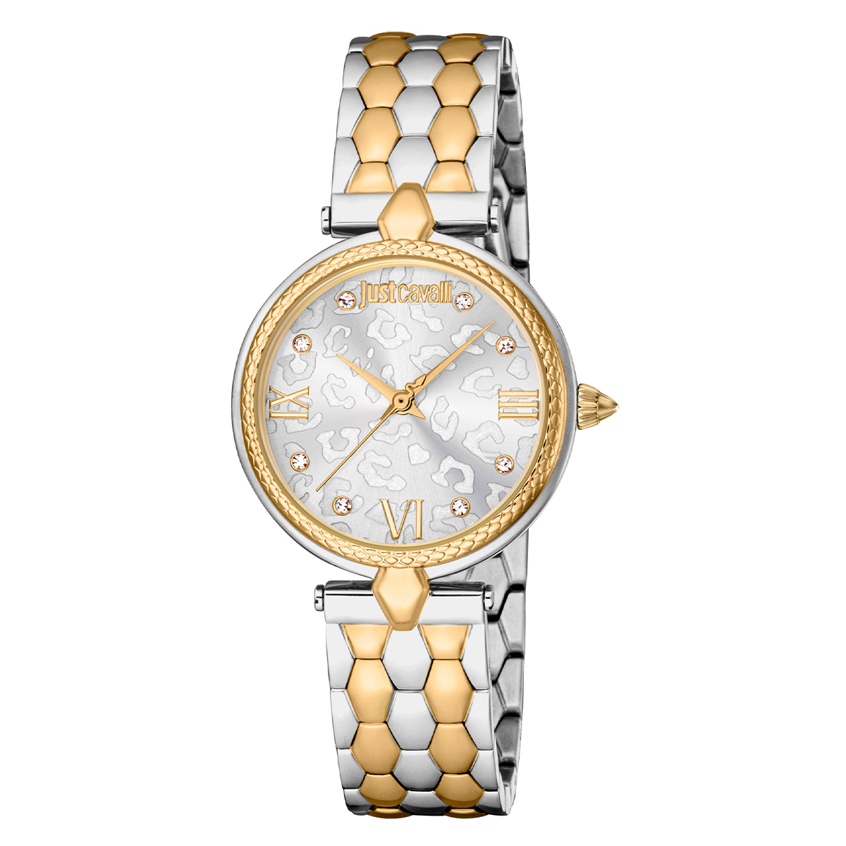 MONTRE JUST CAVALI FEMME SIMPLE ACIER